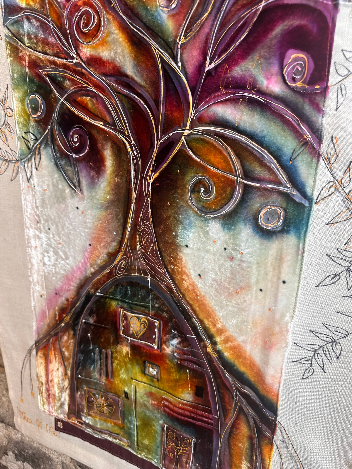 “Tree of life “with roots firmly embedded in the earth