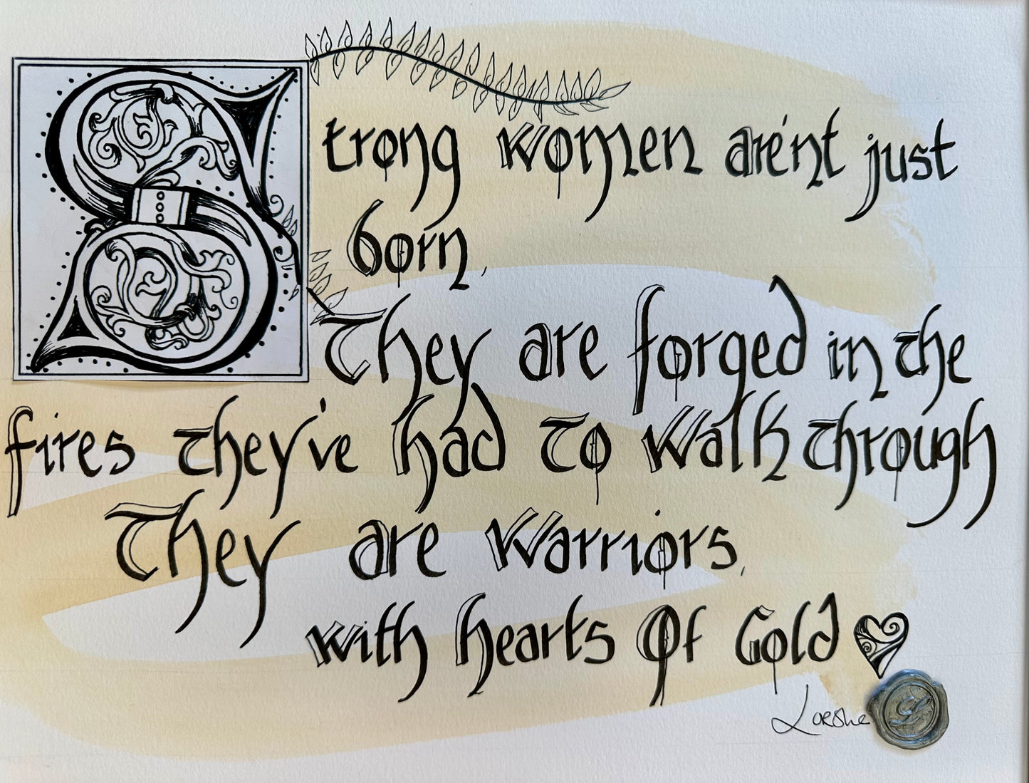 “Strong women ….”