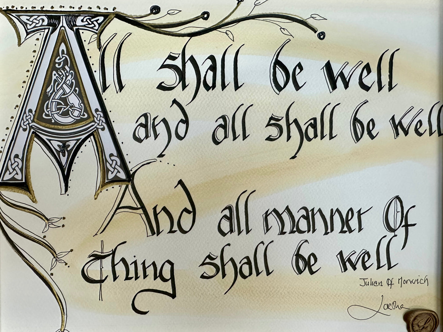“All shall be well …..”