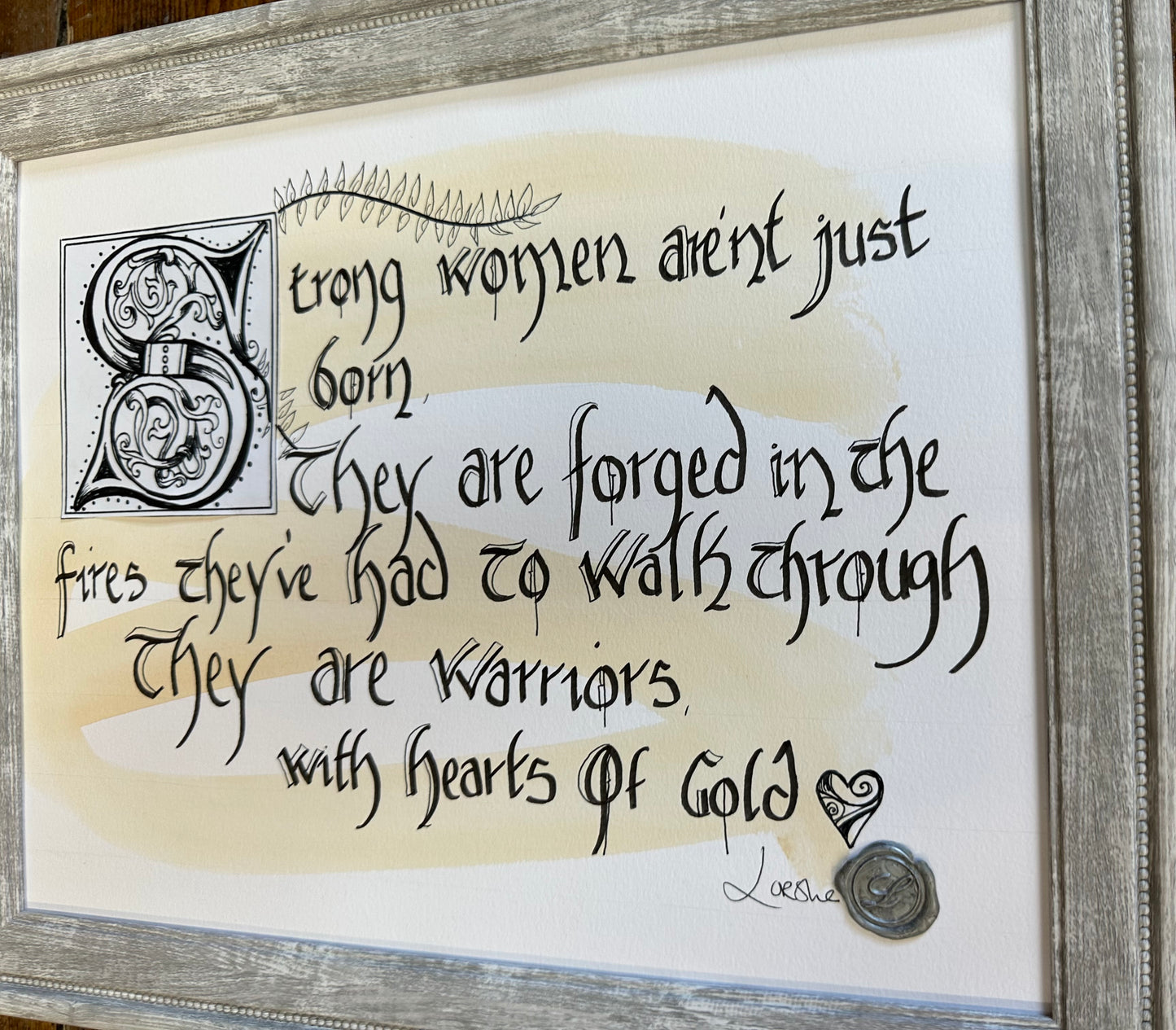 “Strong women ….”