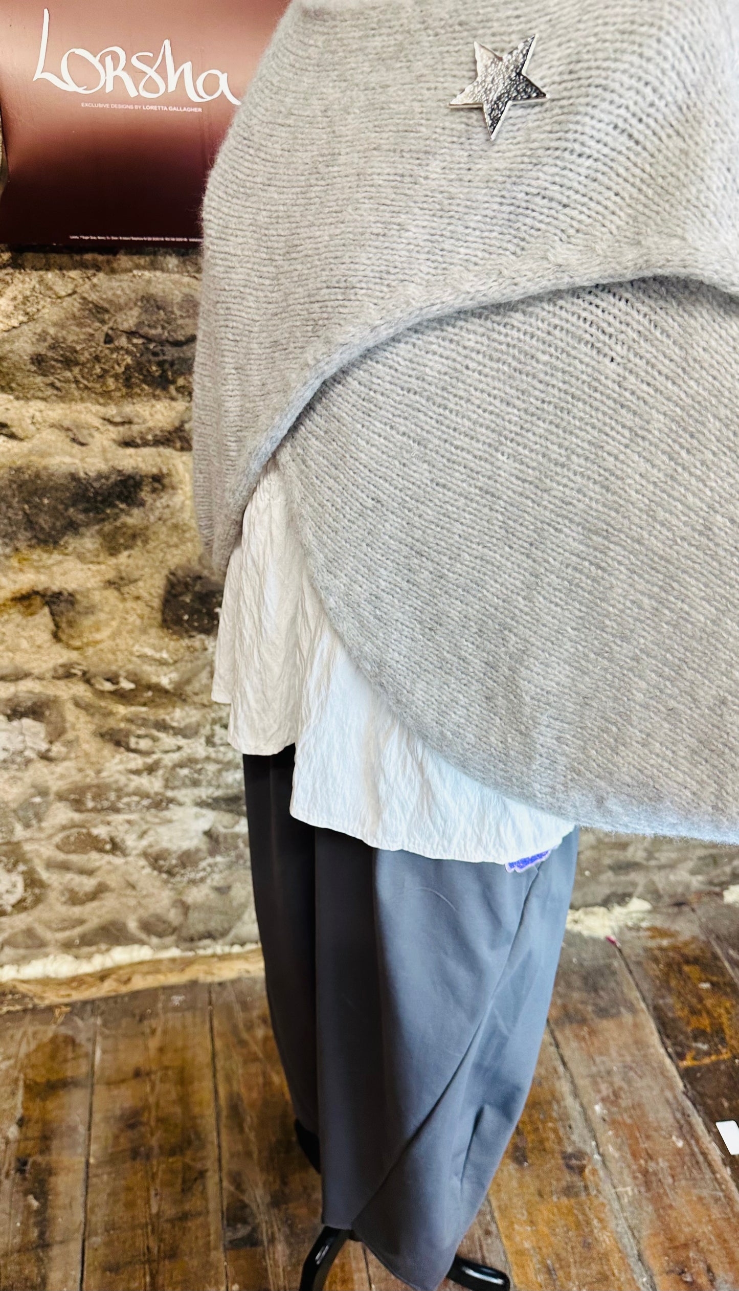 “Betty “ white rushed Italian top
