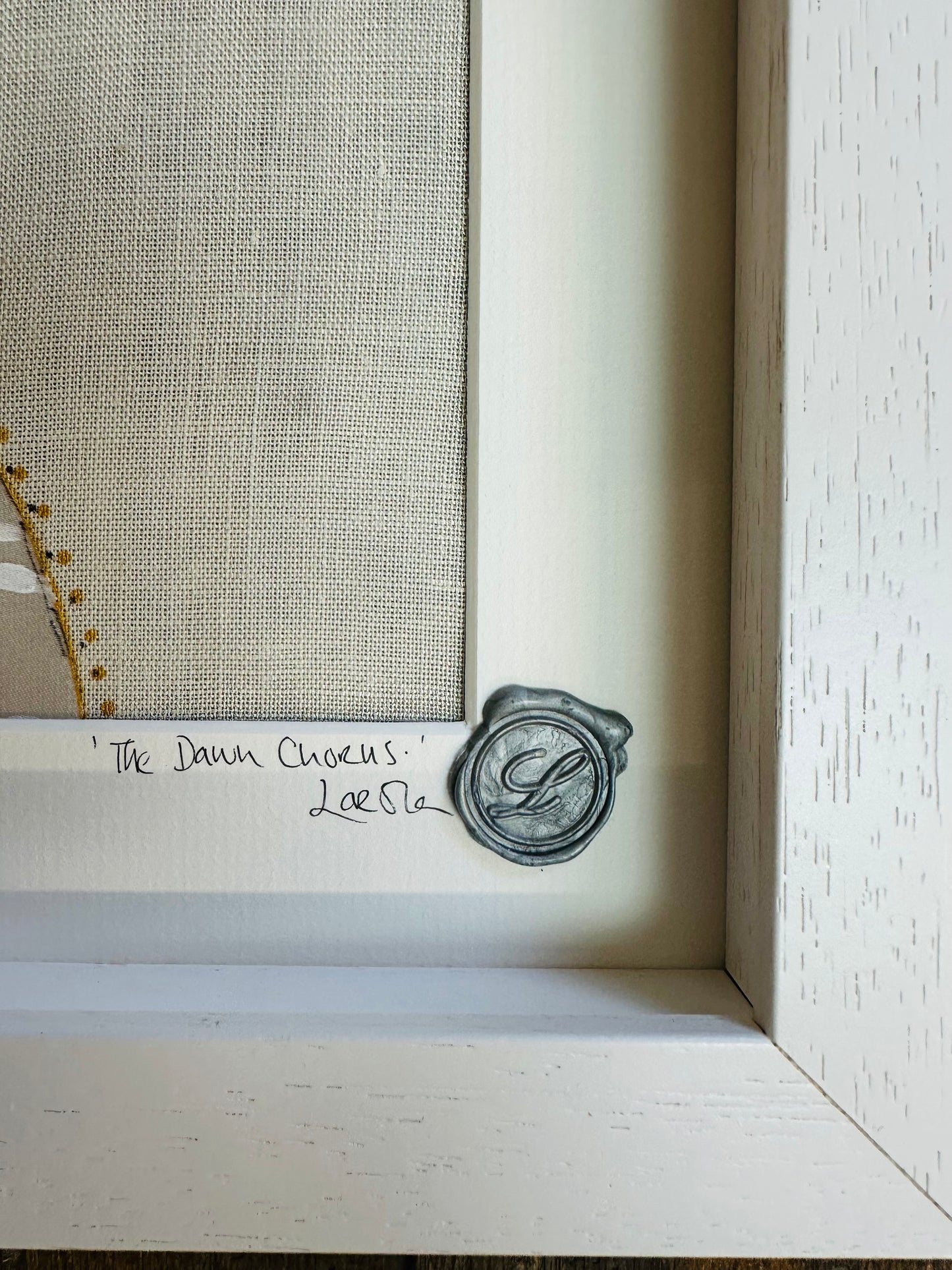 “The dawn chorus “ Lorshadesign winged collection
