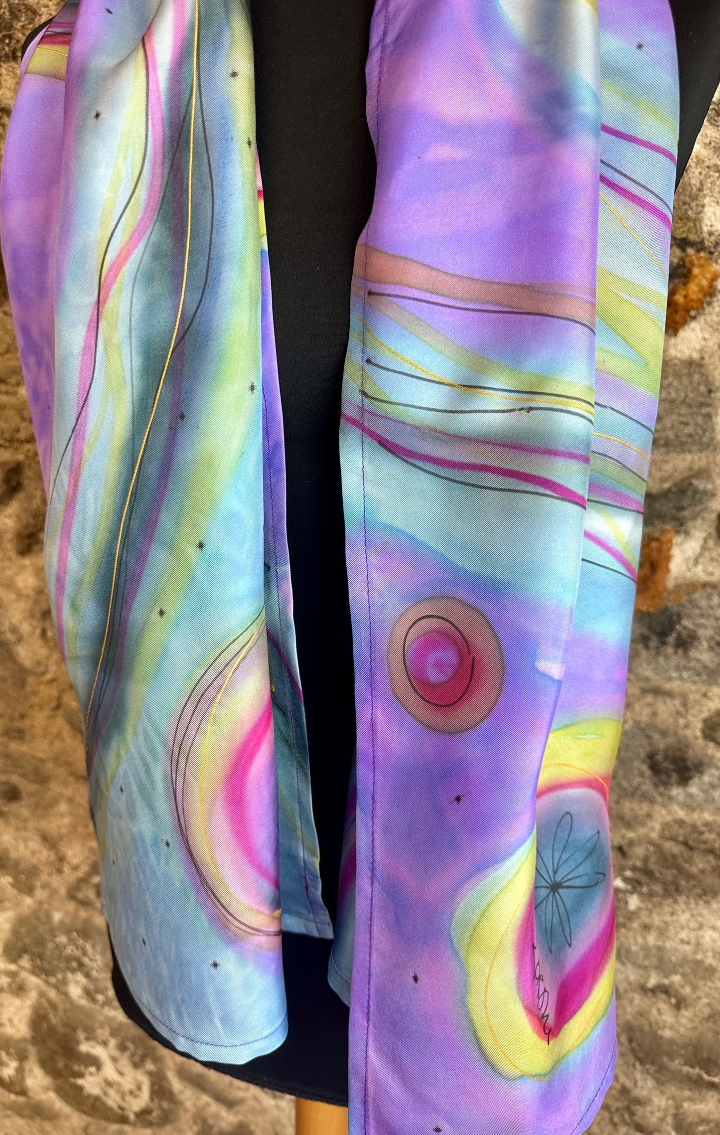 Lorshadesign Handpainted silk collection