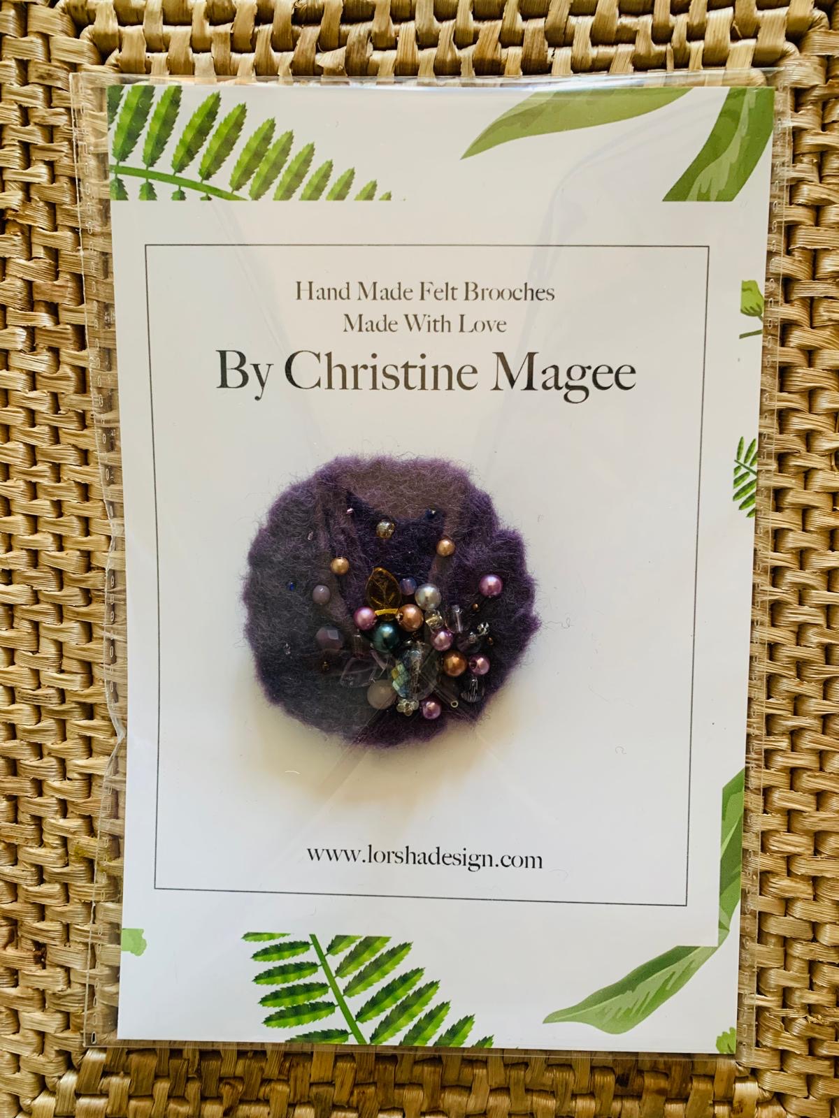 Christine Magee brooch collection