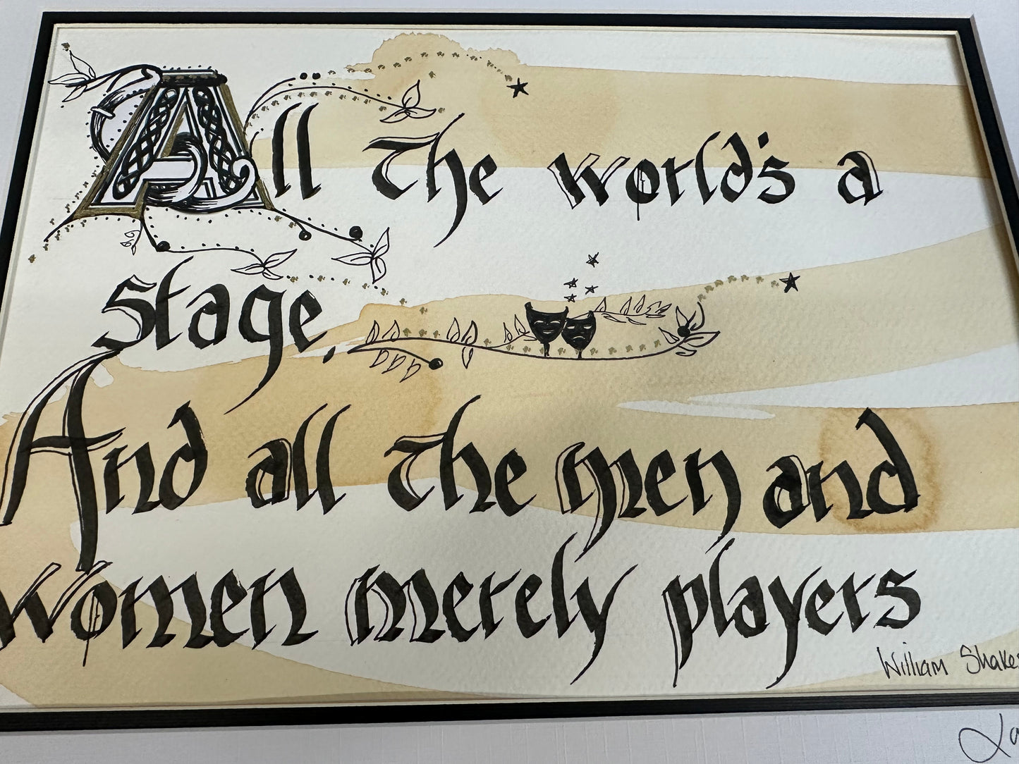 “All the world’s a stage …” William Shakespeare