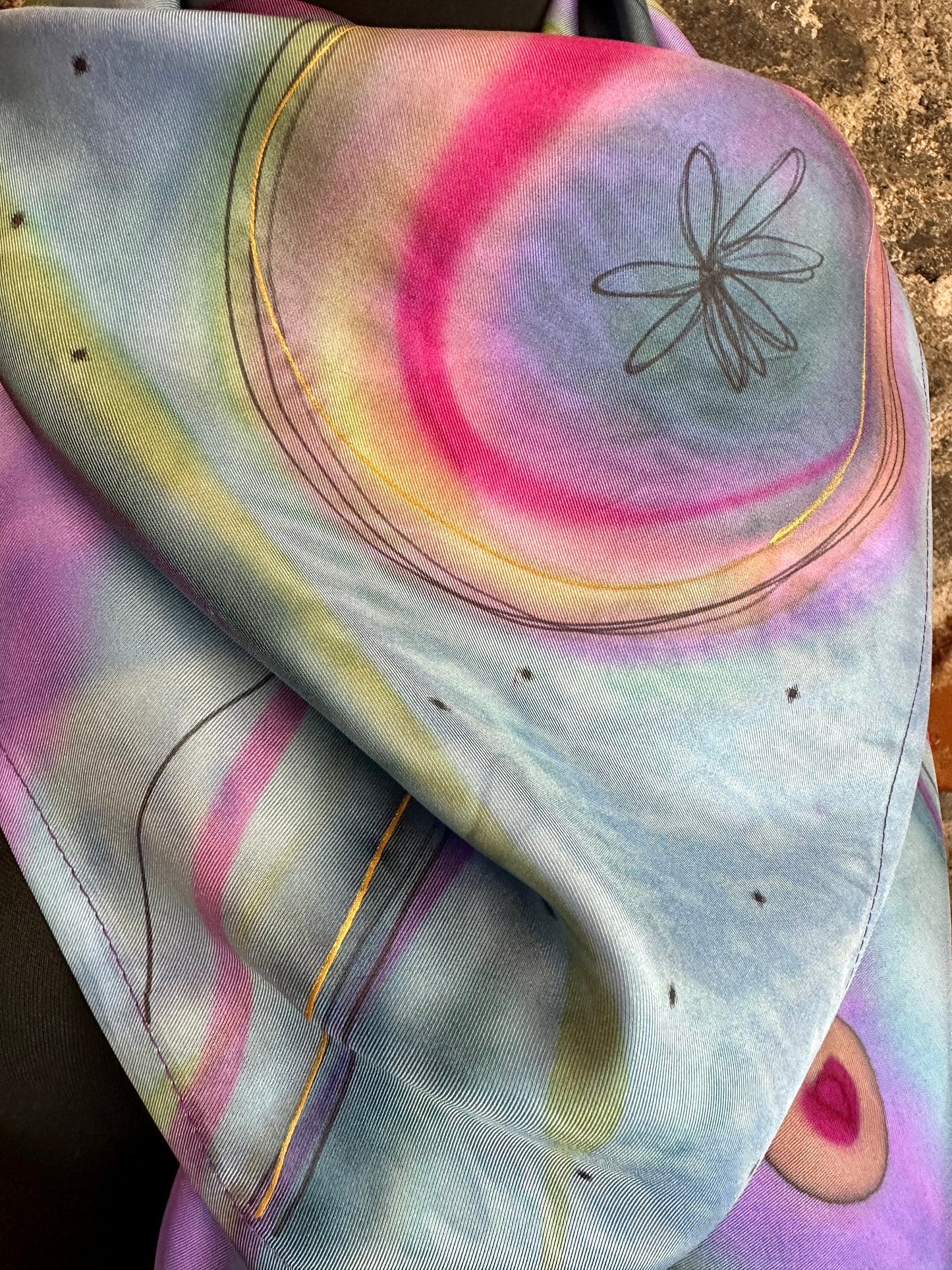 Lorshadesign Handpainted silk collection