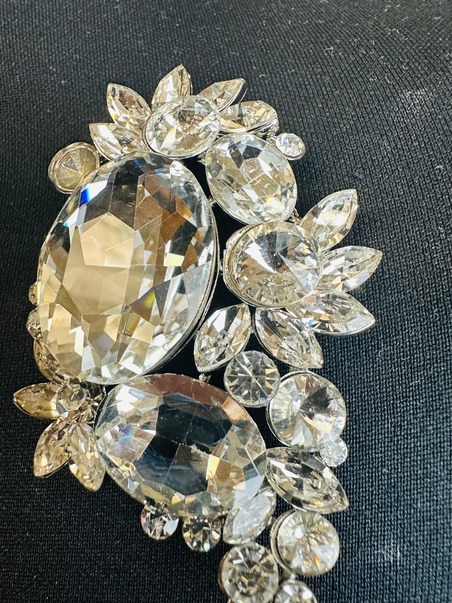“Diamanté “ pin brooch