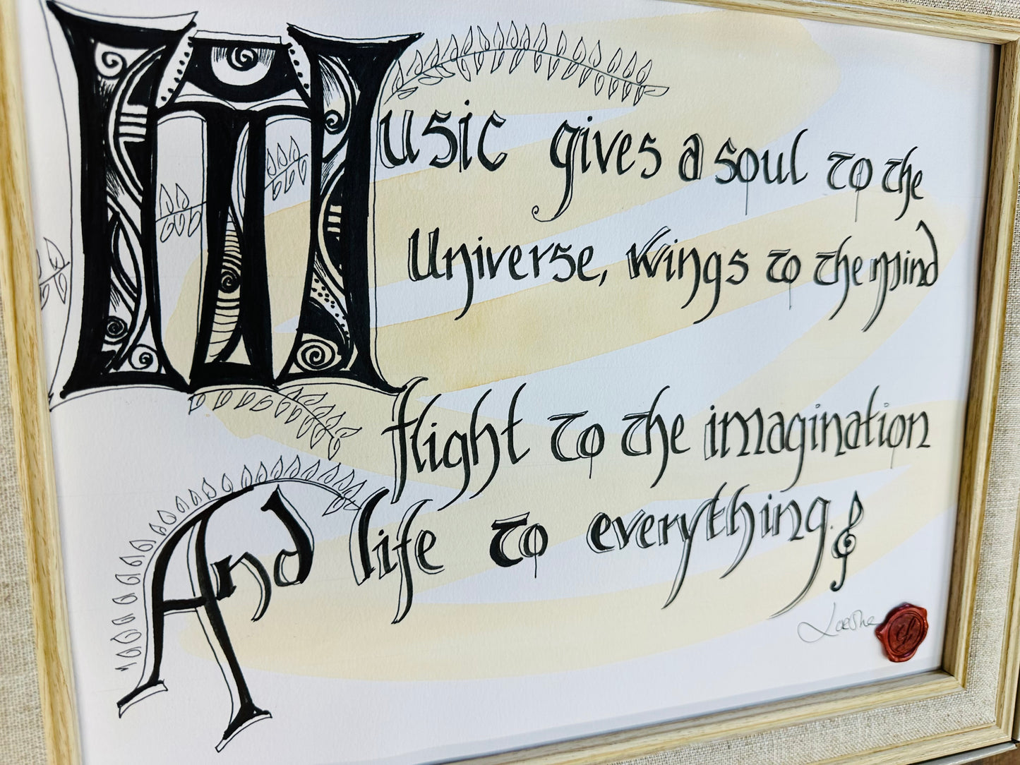 “Music gives a soul …”