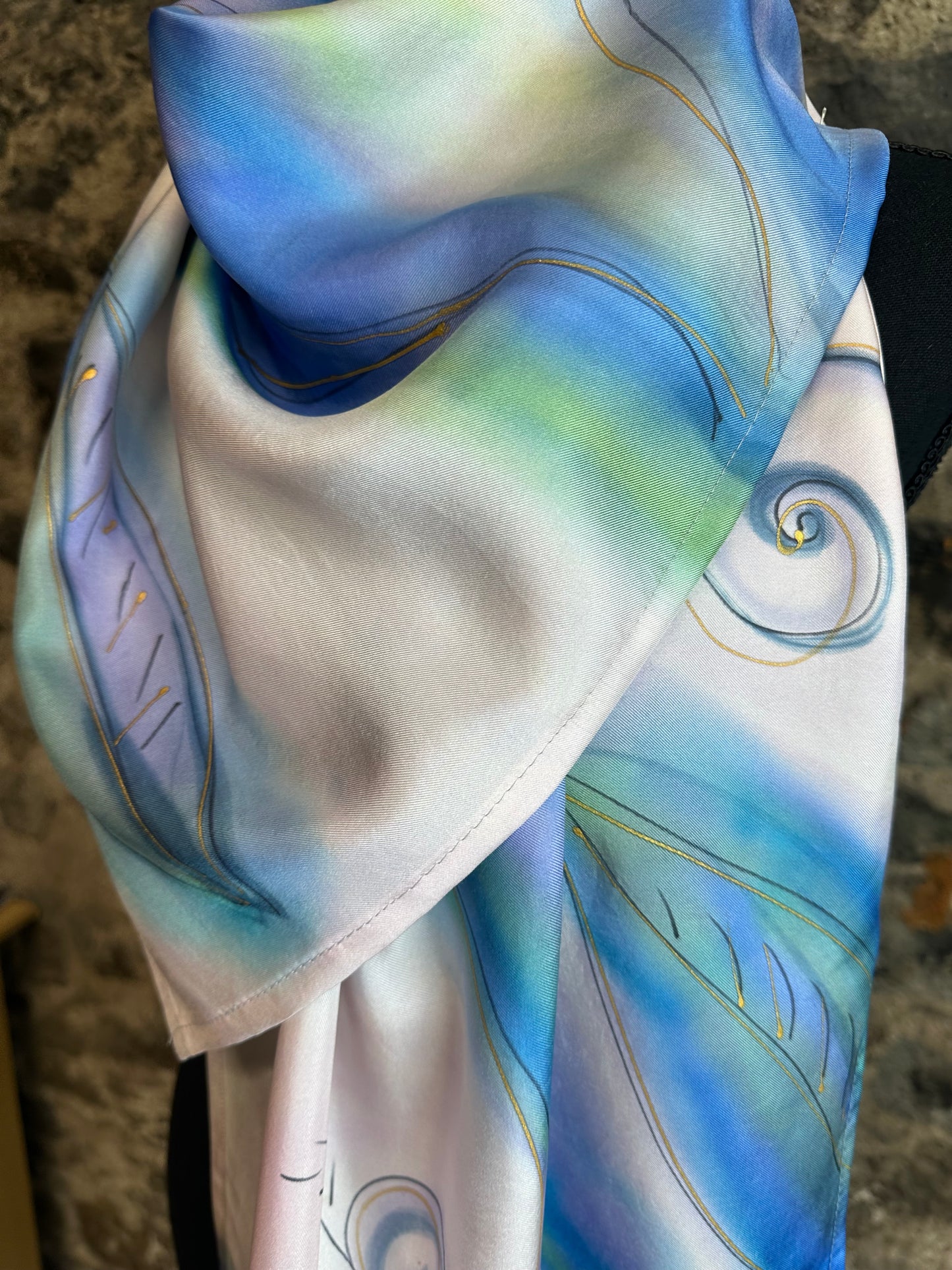 Lorshadesign Handpainted silk scarf collection