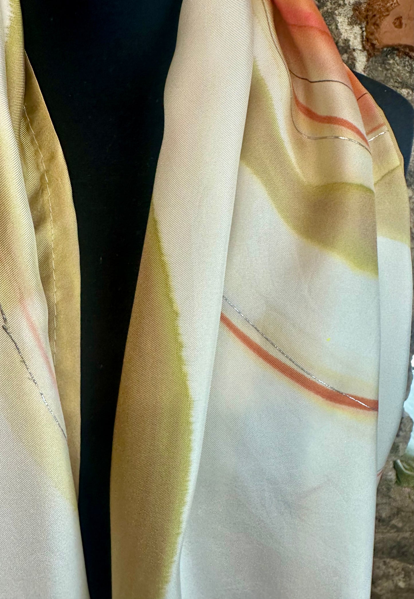 Lorshadesign Handpainted silk scarf