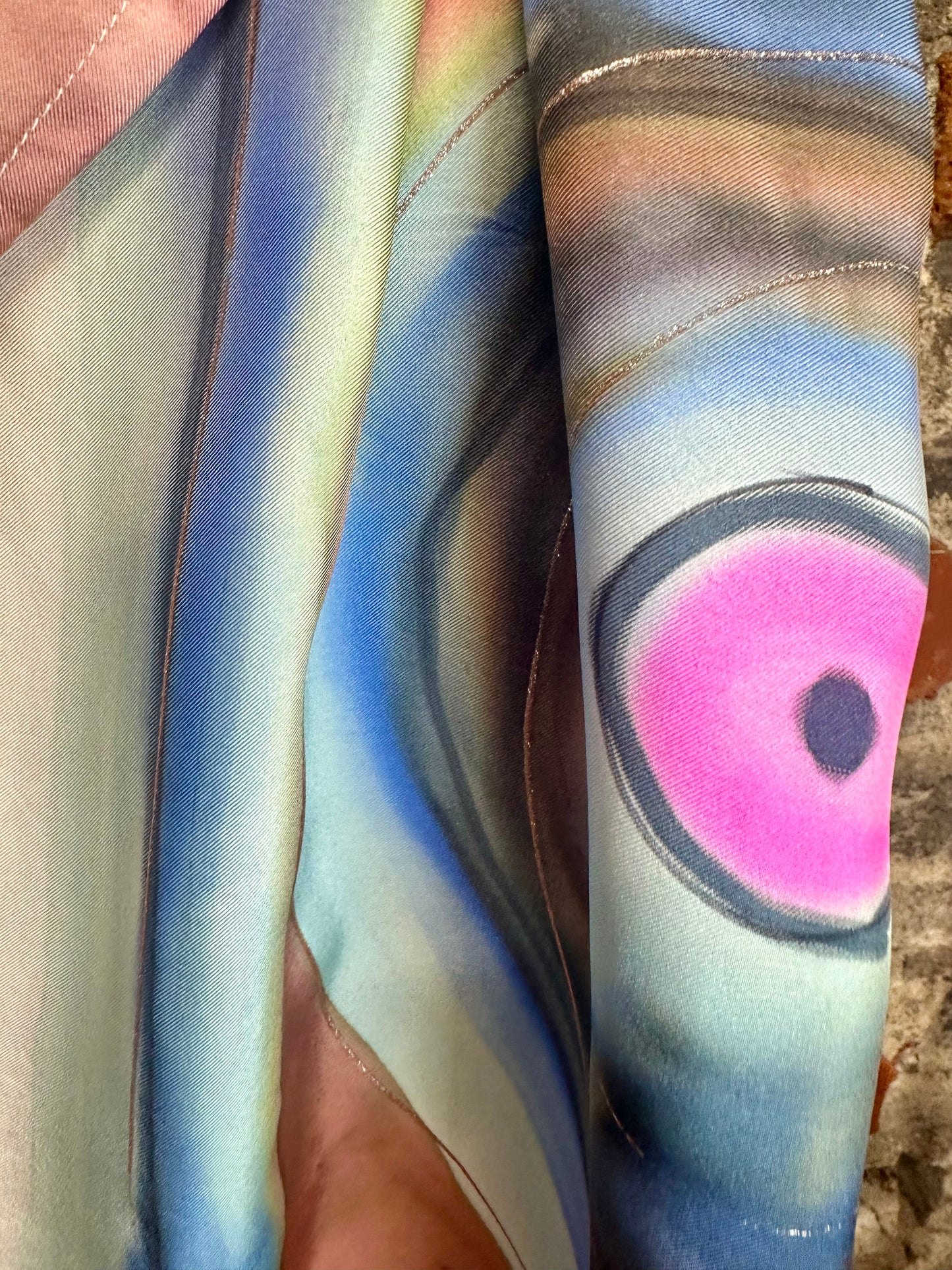 Lorshadesign hand painted silk scarf collection