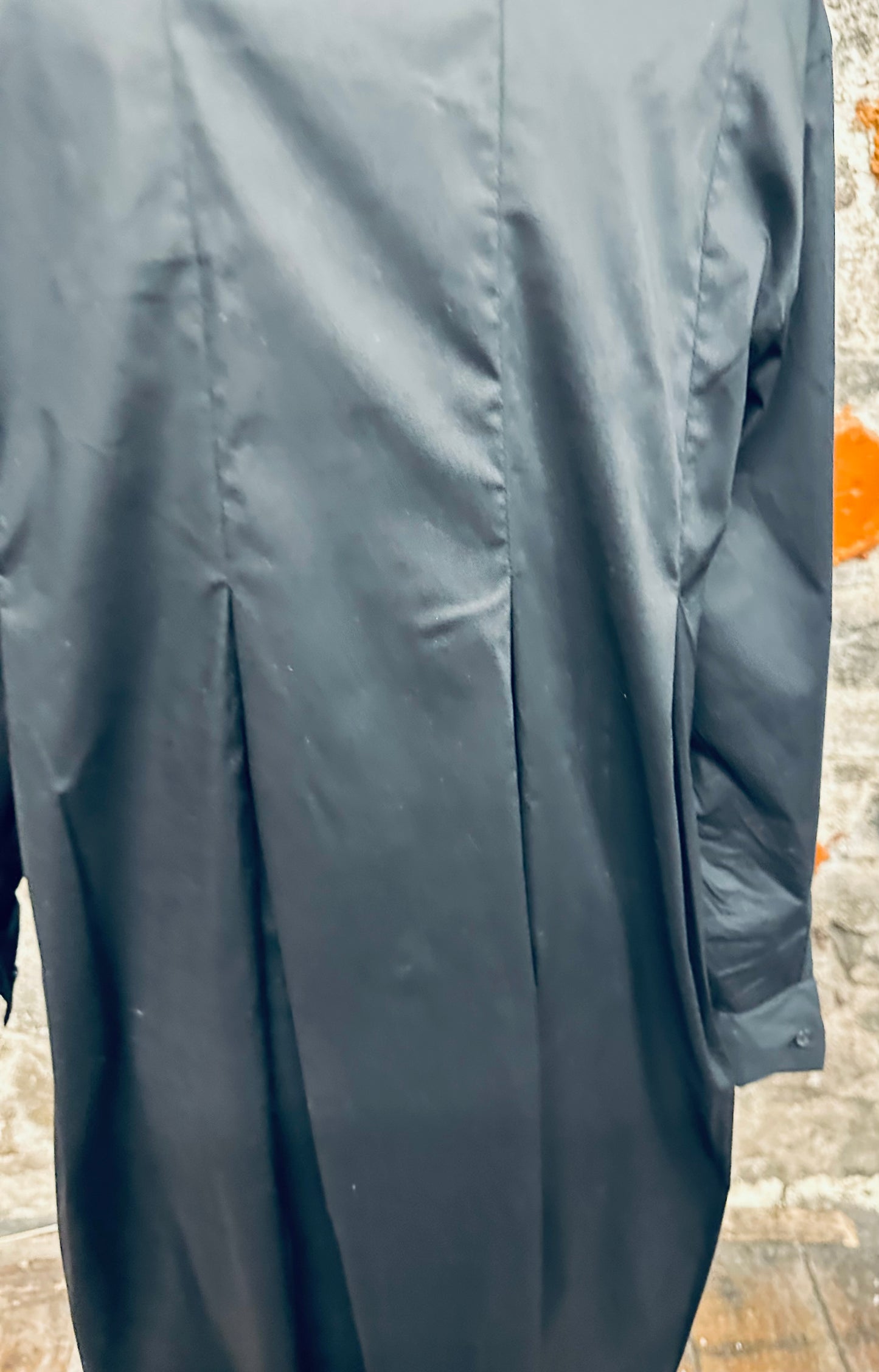 “Renee “ Ebony Italian pleat pocket dress shirt