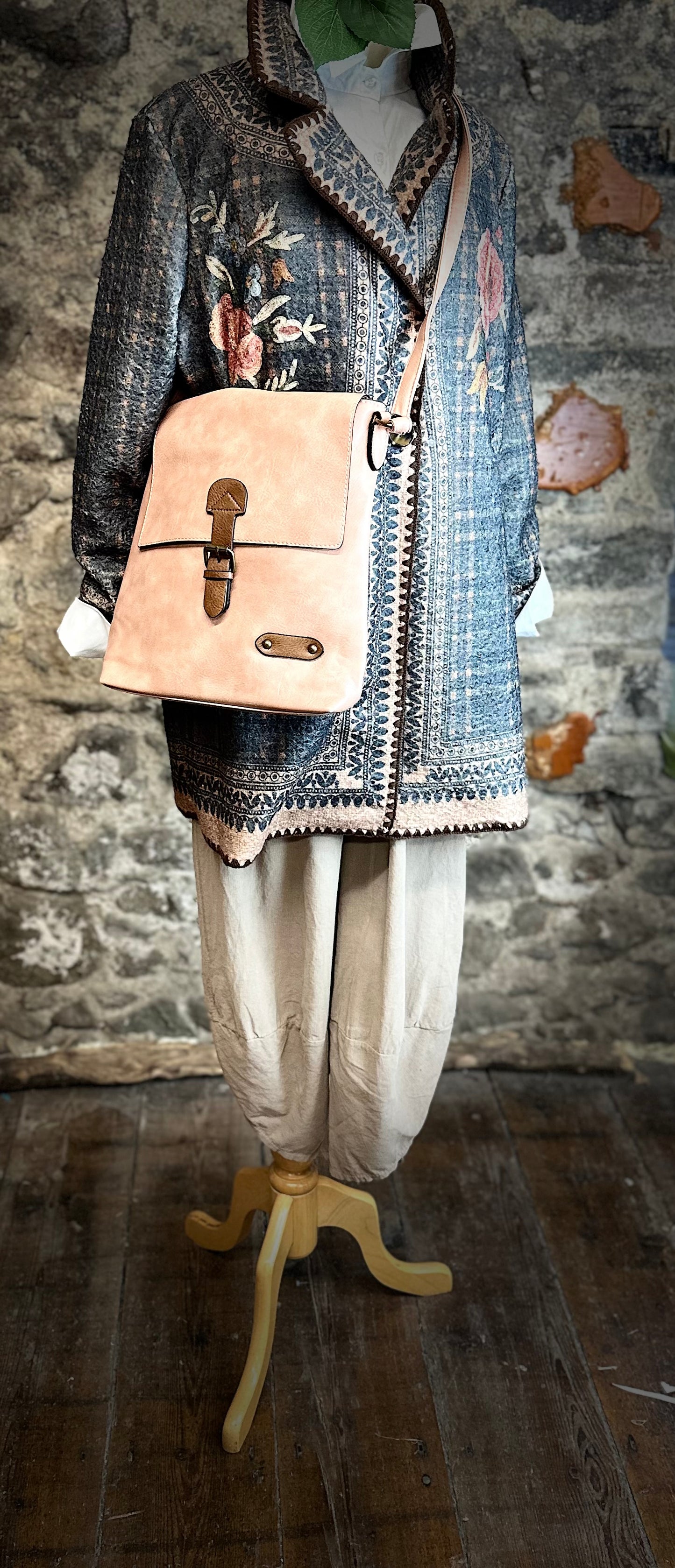 “Maisie “ Italian wool digital print jacket