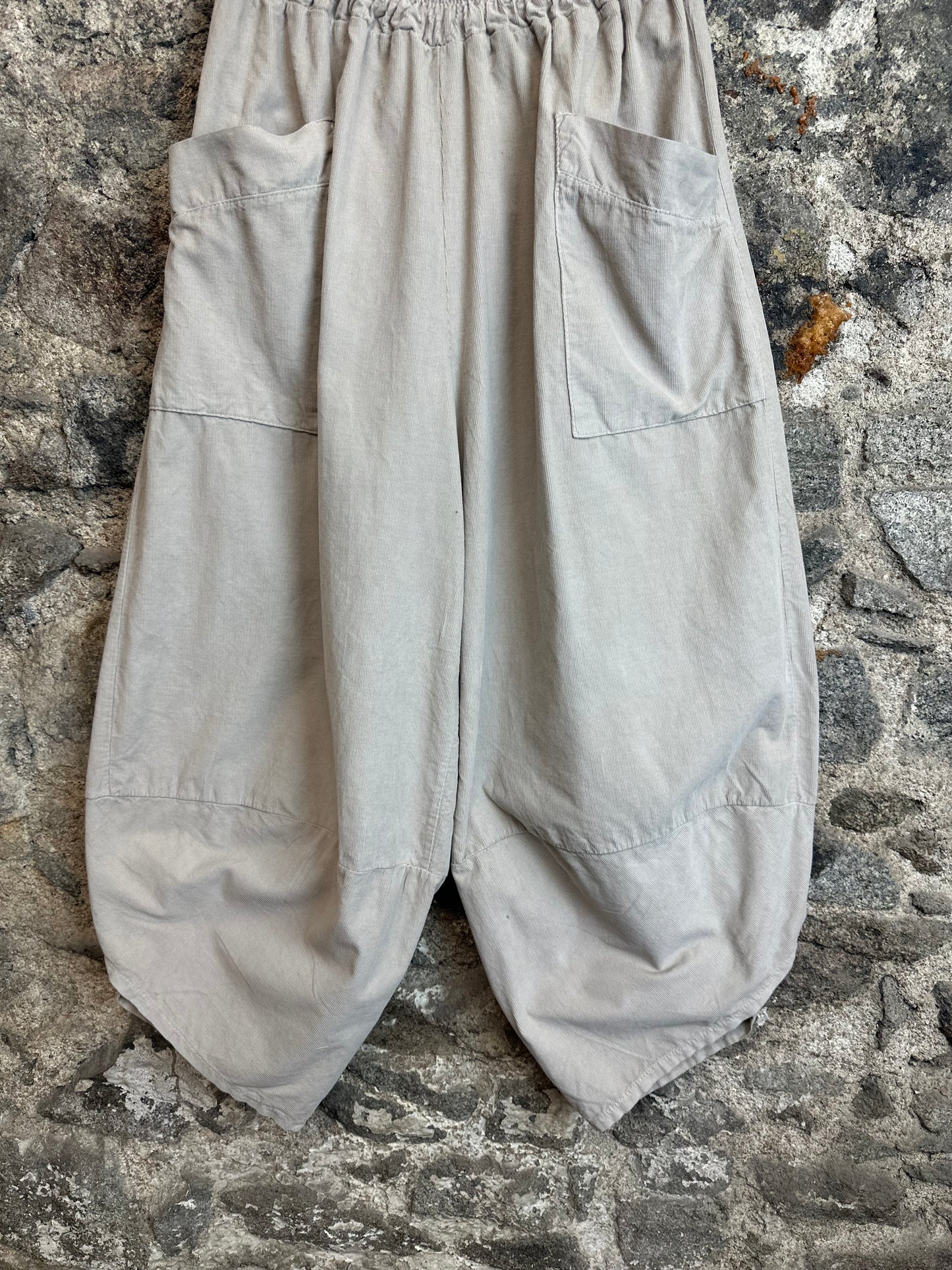 “Toni “ stone needlecord cocoon Italian cullottes