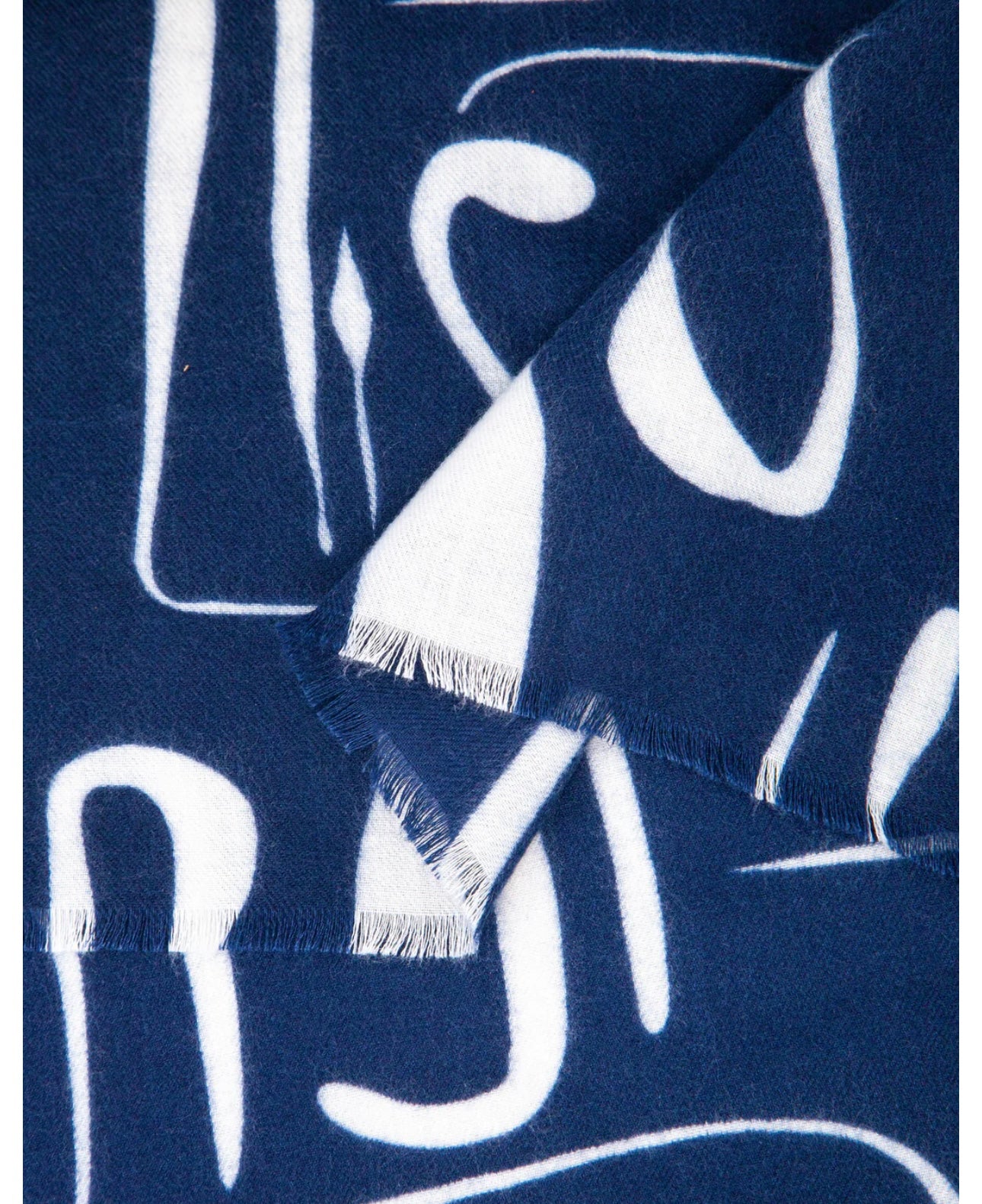 Navy and cream abstract wrap