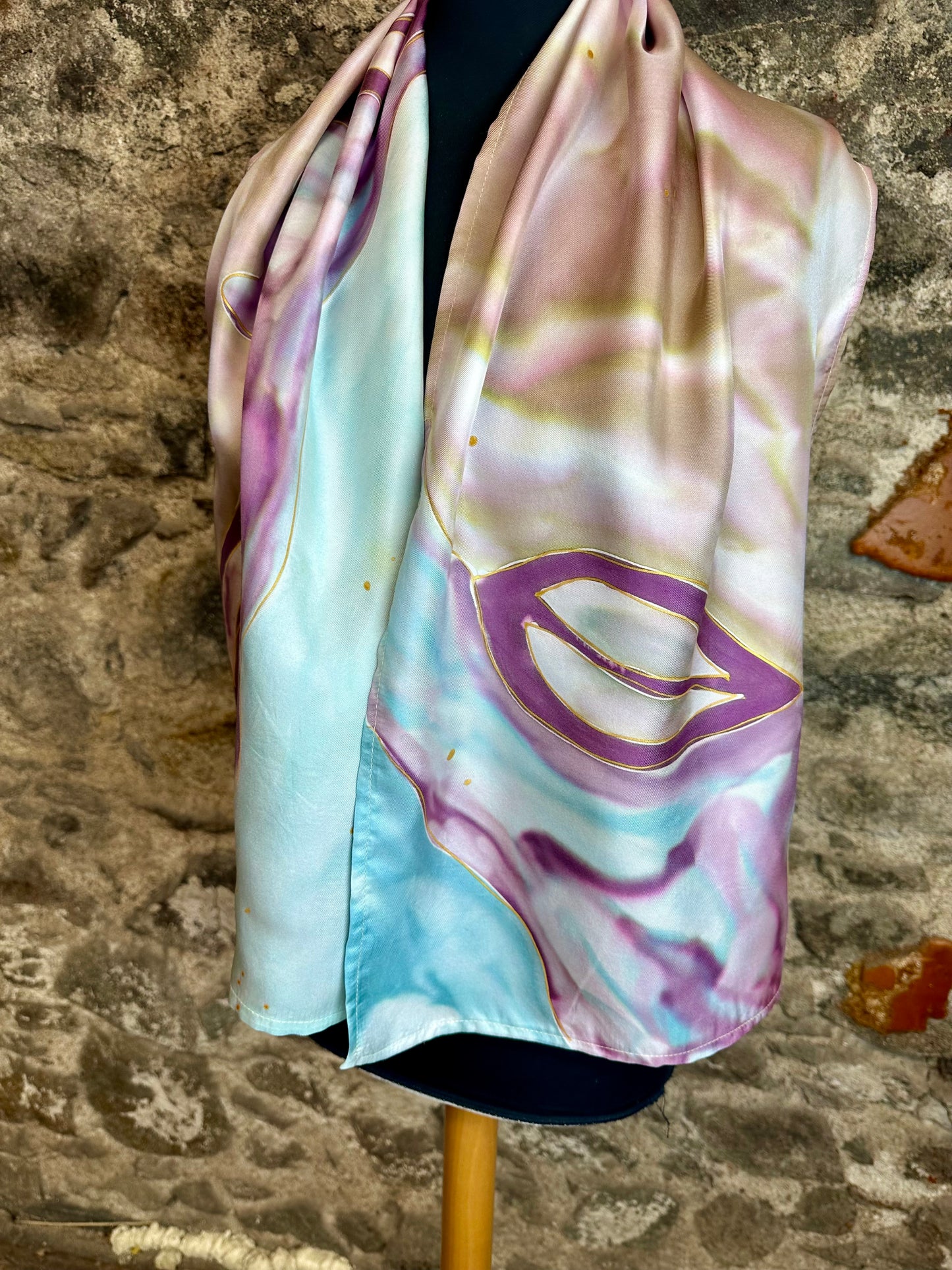 Lorshadesign Handpainted silk scarf collection