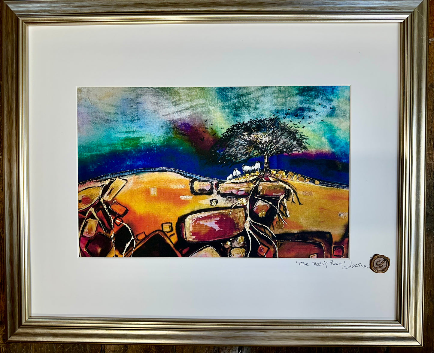 “The meeting place “ Ltd edition print collection (pewter frame )
