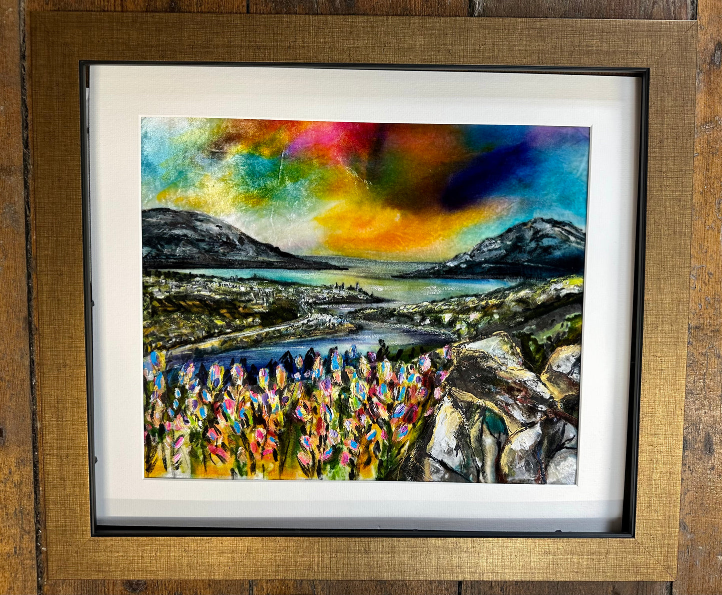 “Fire skies over the flagstaff “