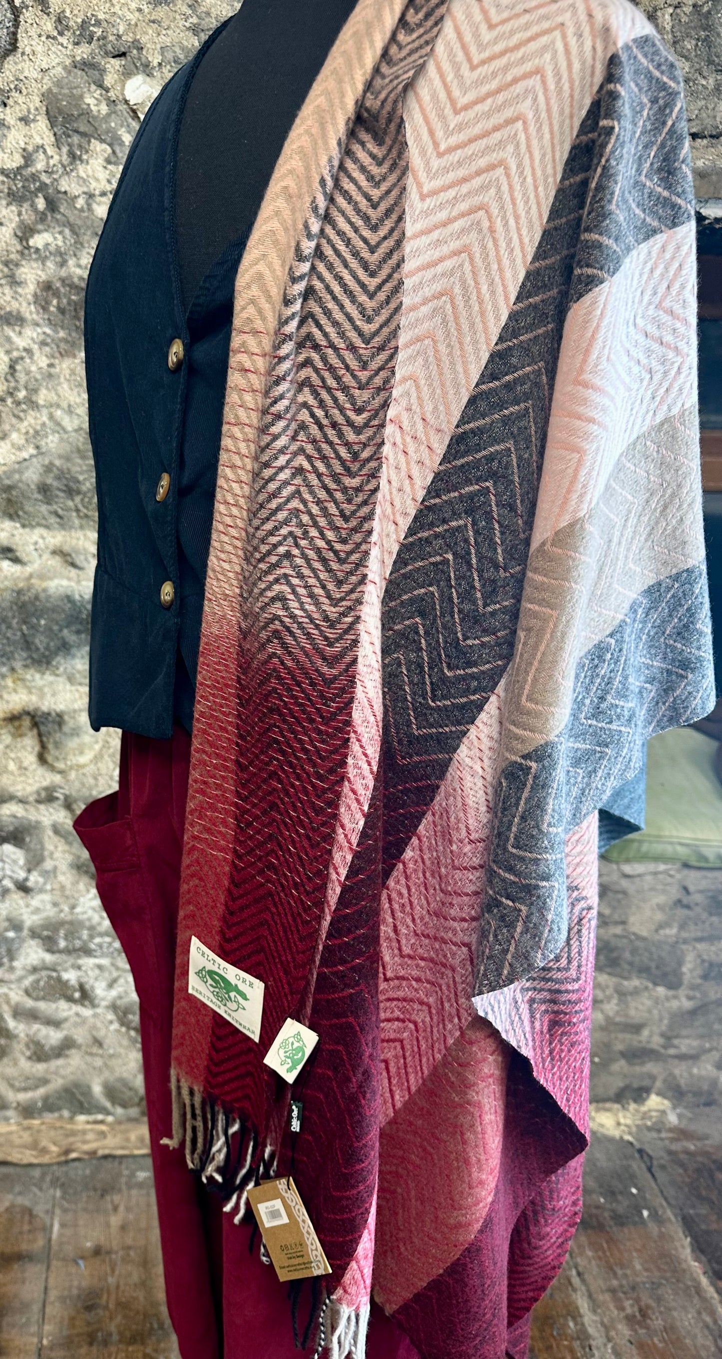 Irish design super soft large wrap