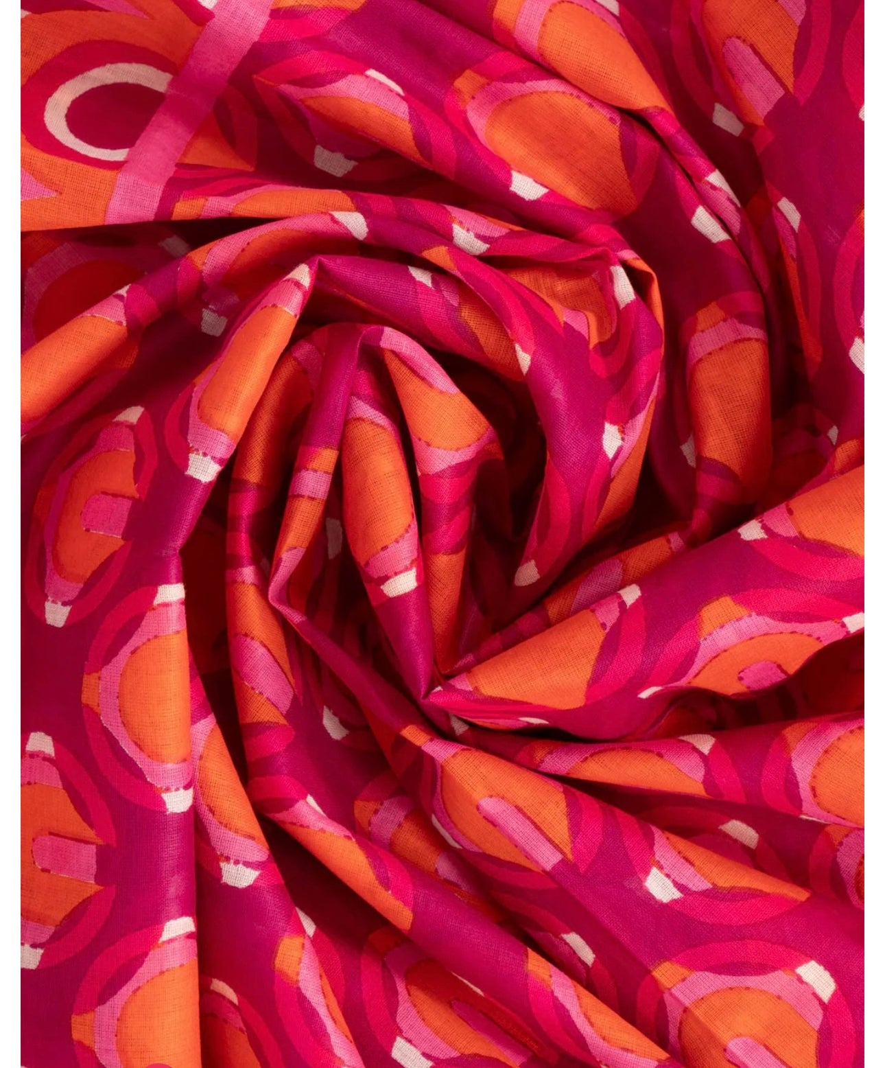 Tangerine and cerise wrap
