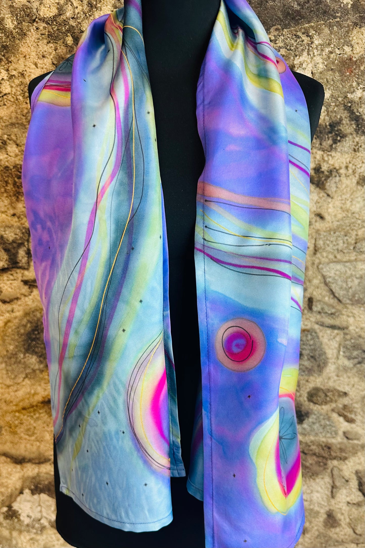 Lorshadesign Handpainted silk collection