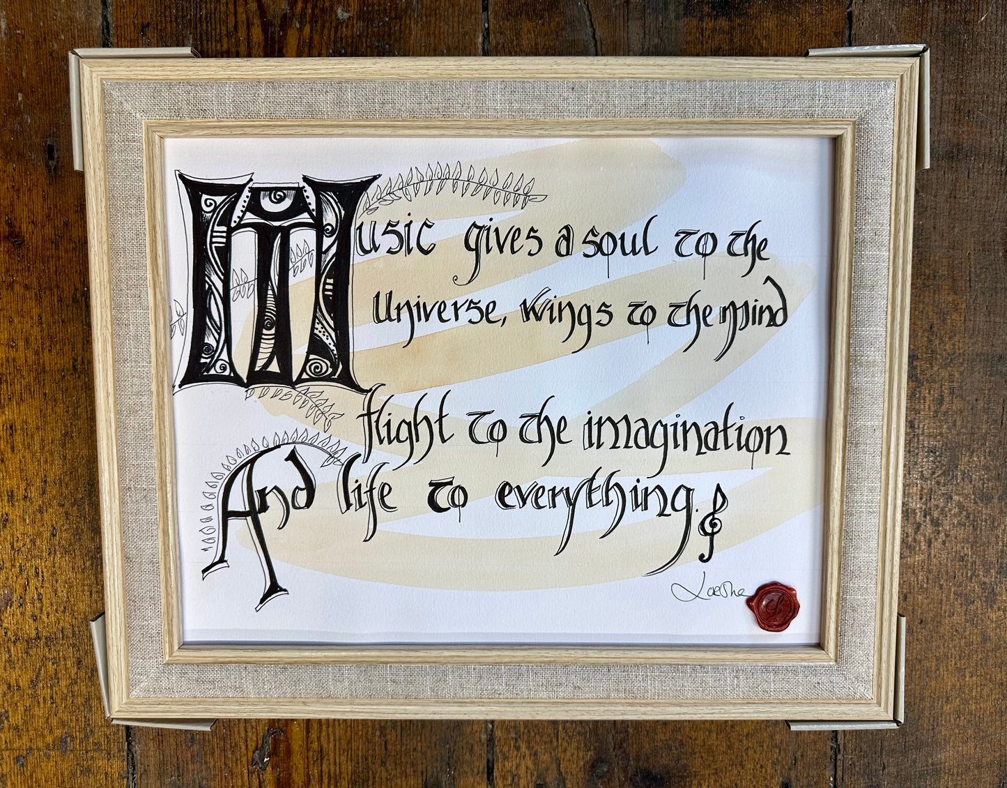 “Music gives a soul …”