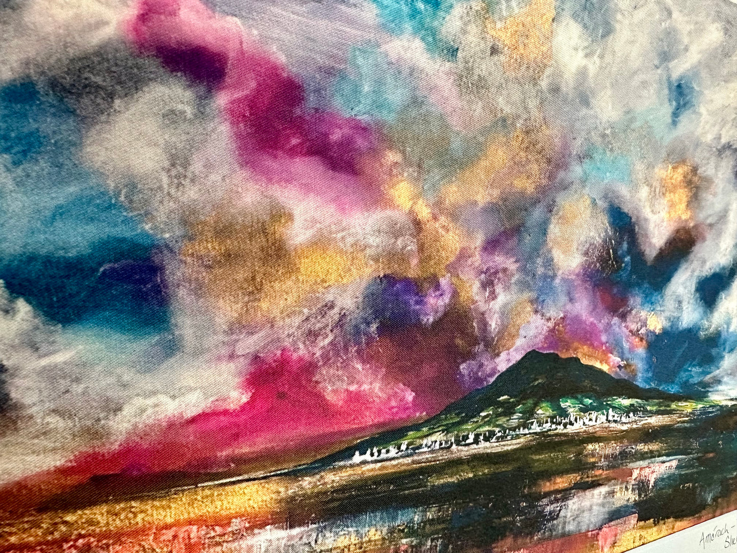 “Amárach “tomorrow Slieve Foye carlingford county Louth unframed