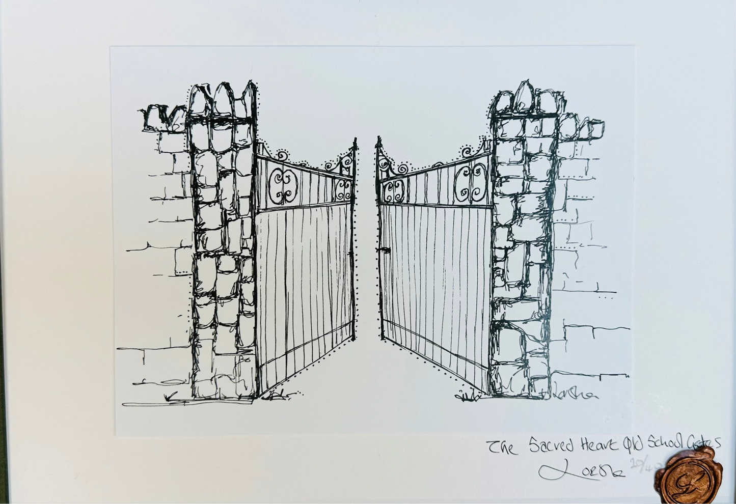 “Sacred heart old school gates “