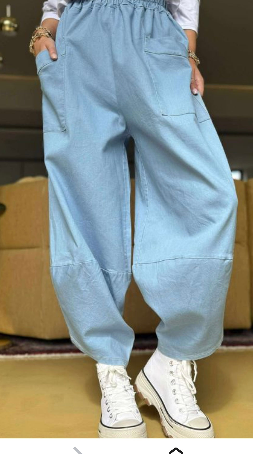 Shelby slouch sky denim