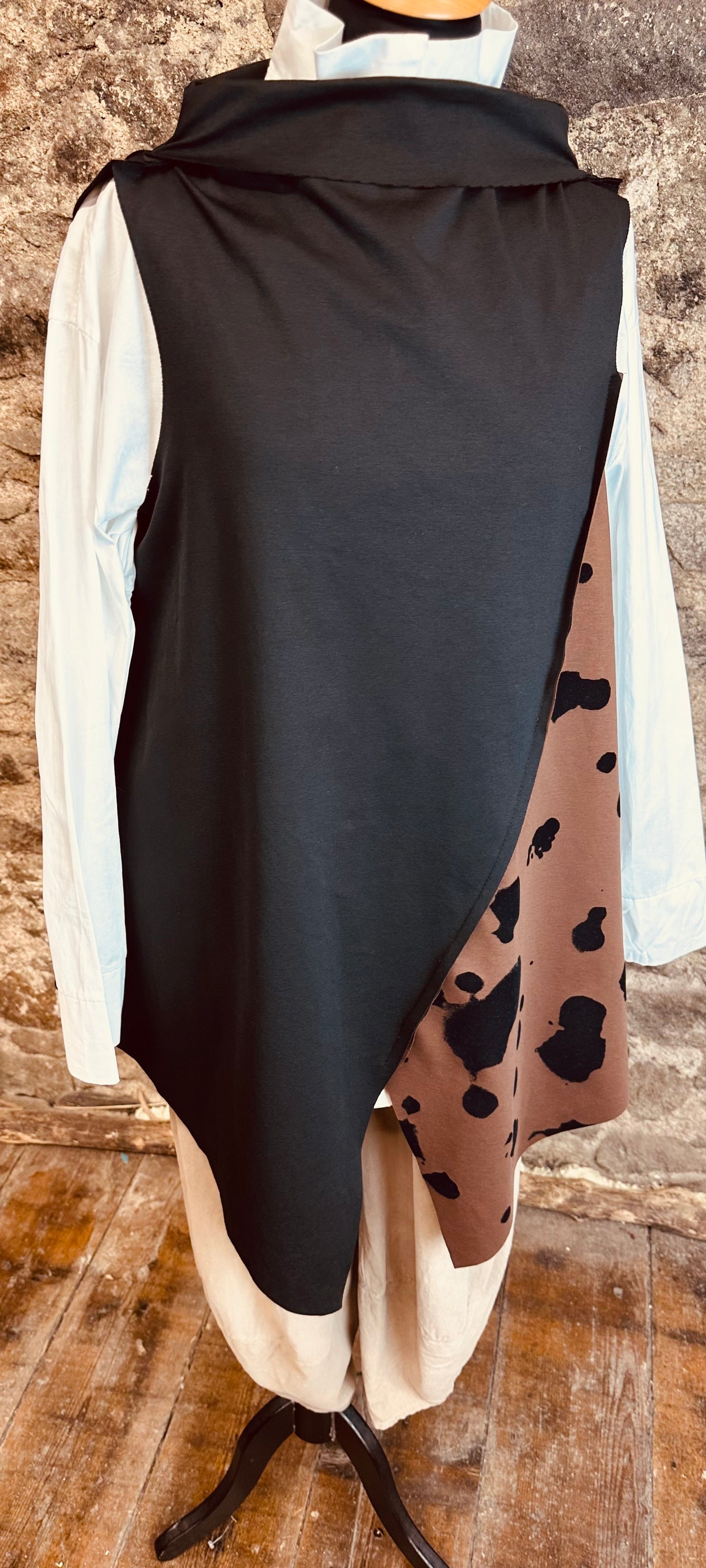 “Pria “ Italian asymmetric tunic
