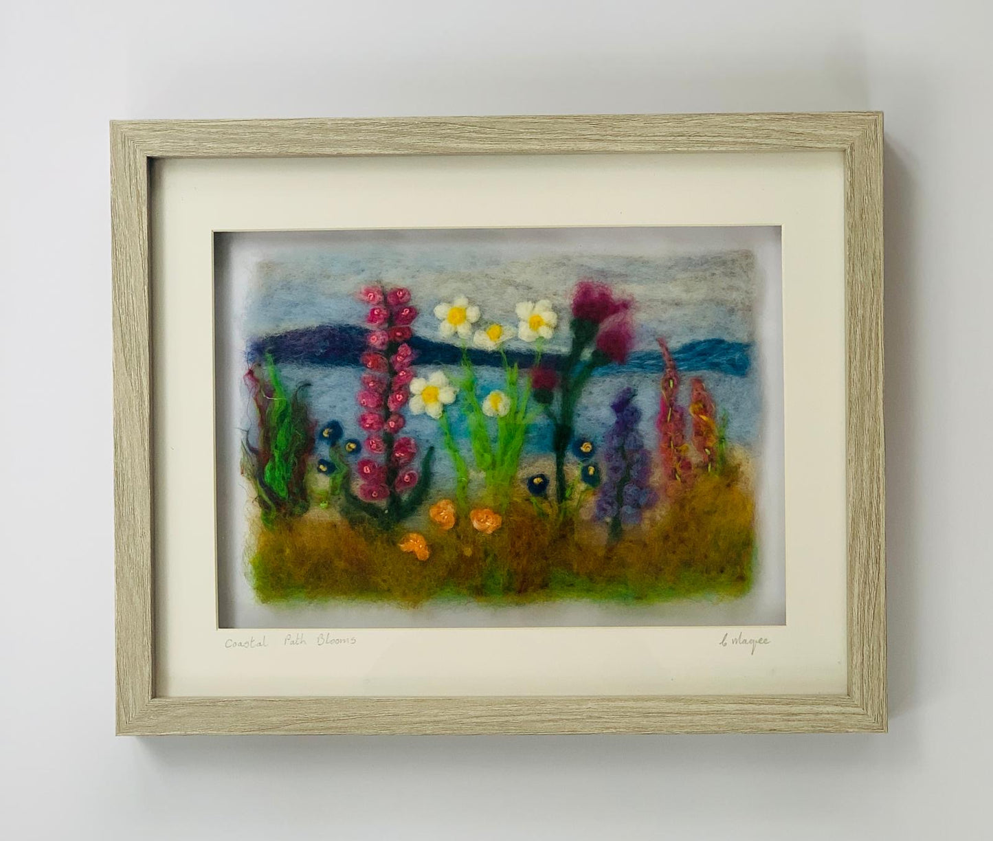 “Coastal path blooms “by Christine Magee