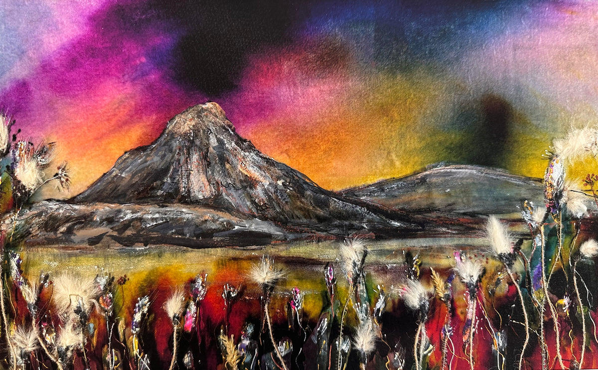 “Last light of summer on Errigal “ Ltd edition print
