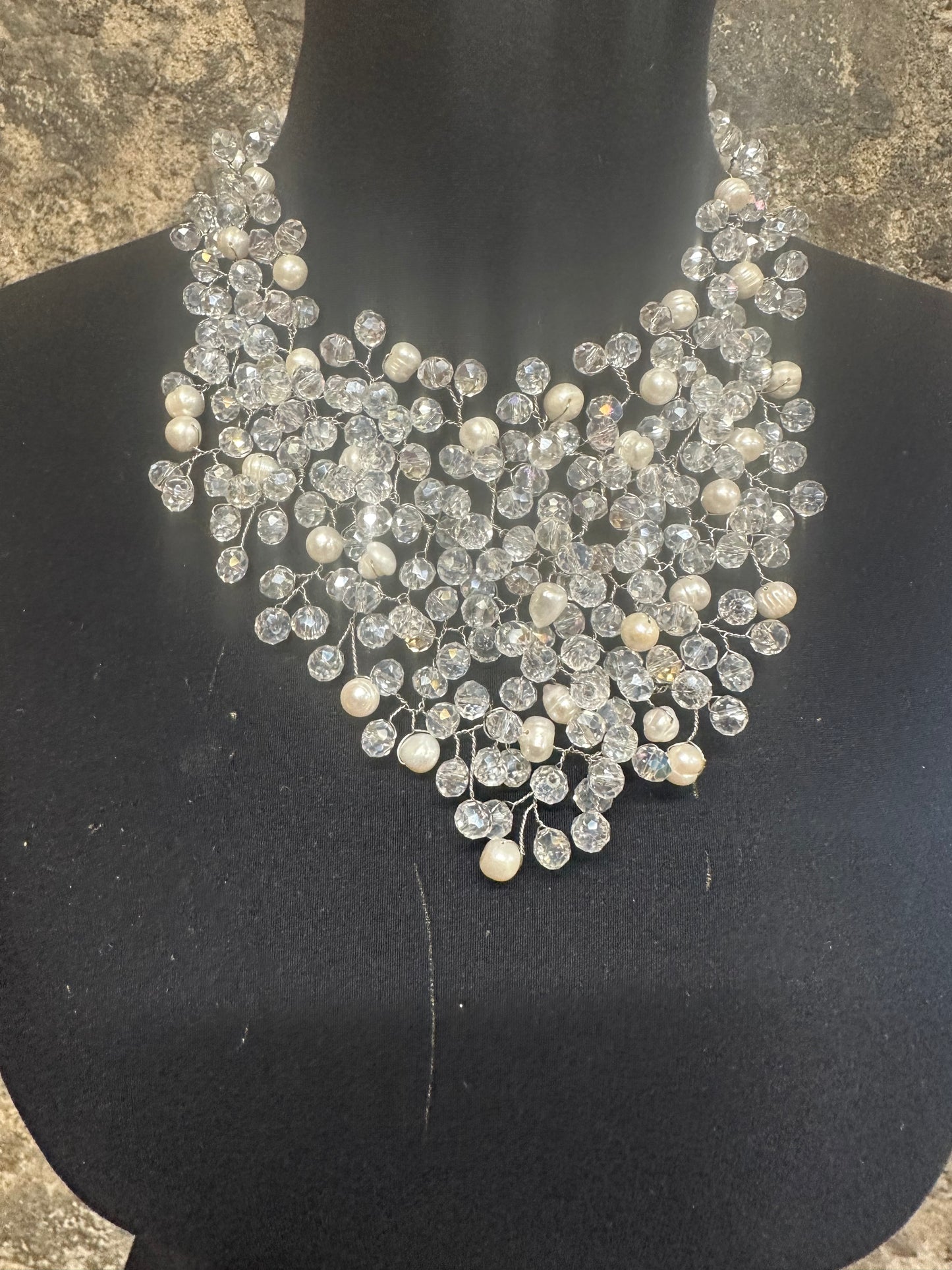 “florelli” hand made statement collar
