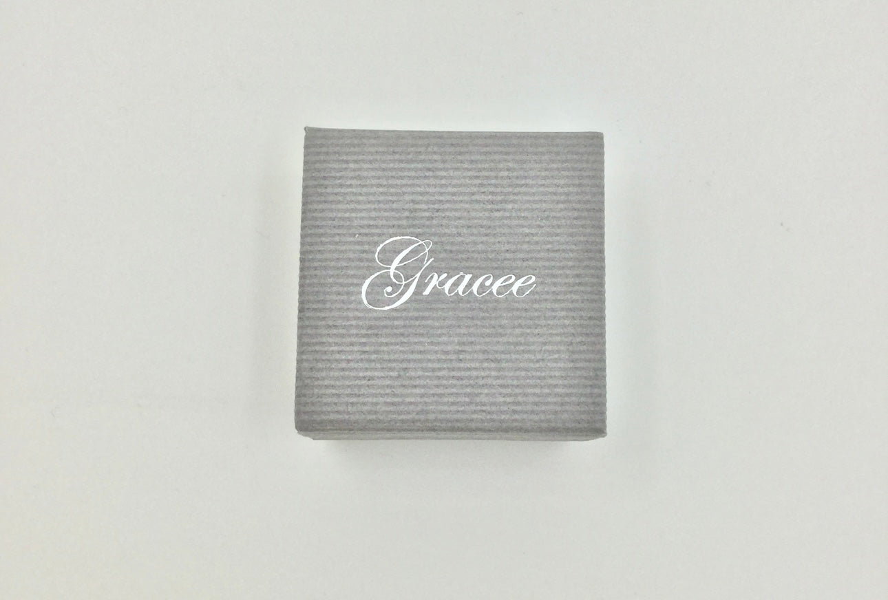 Contemporary stud teal earrings