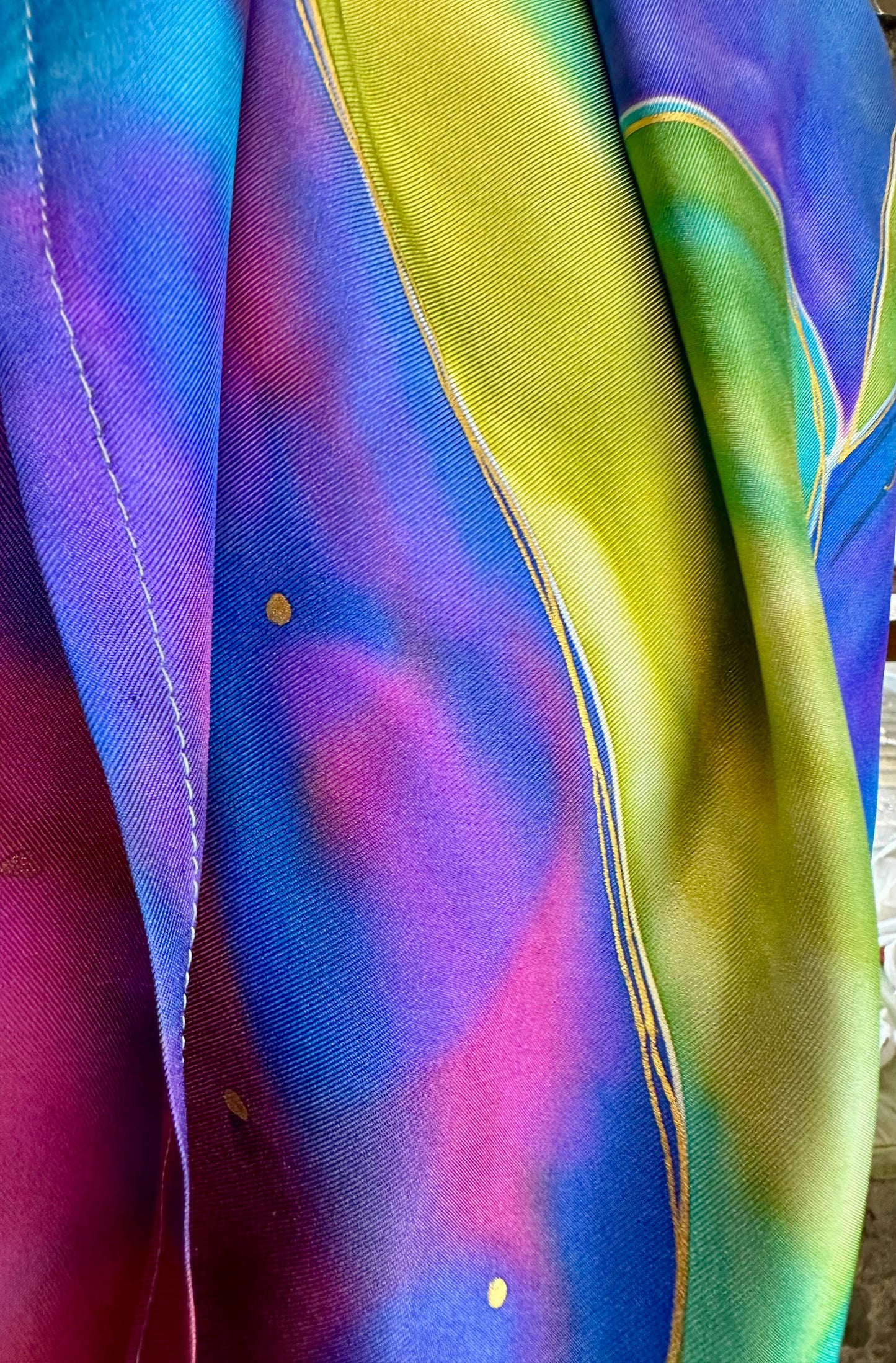 Lorshadesign Handpainted silk scarf collection