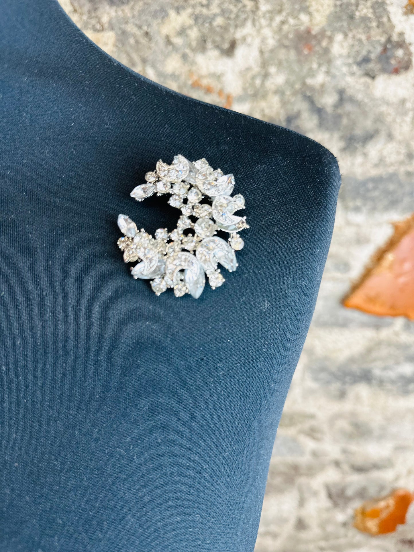“Diamanté “ pin brooch