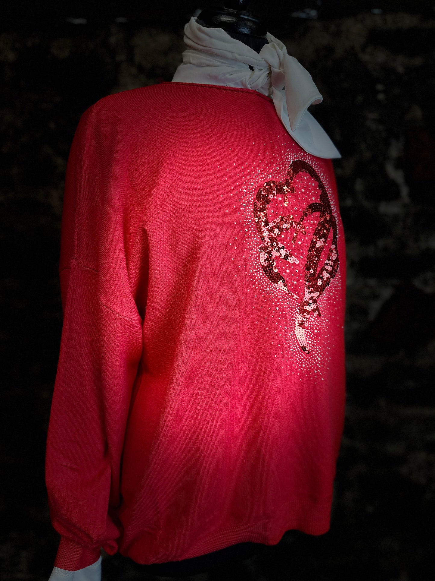 “Sarah “ cherry 🍒 red soft Italian knit