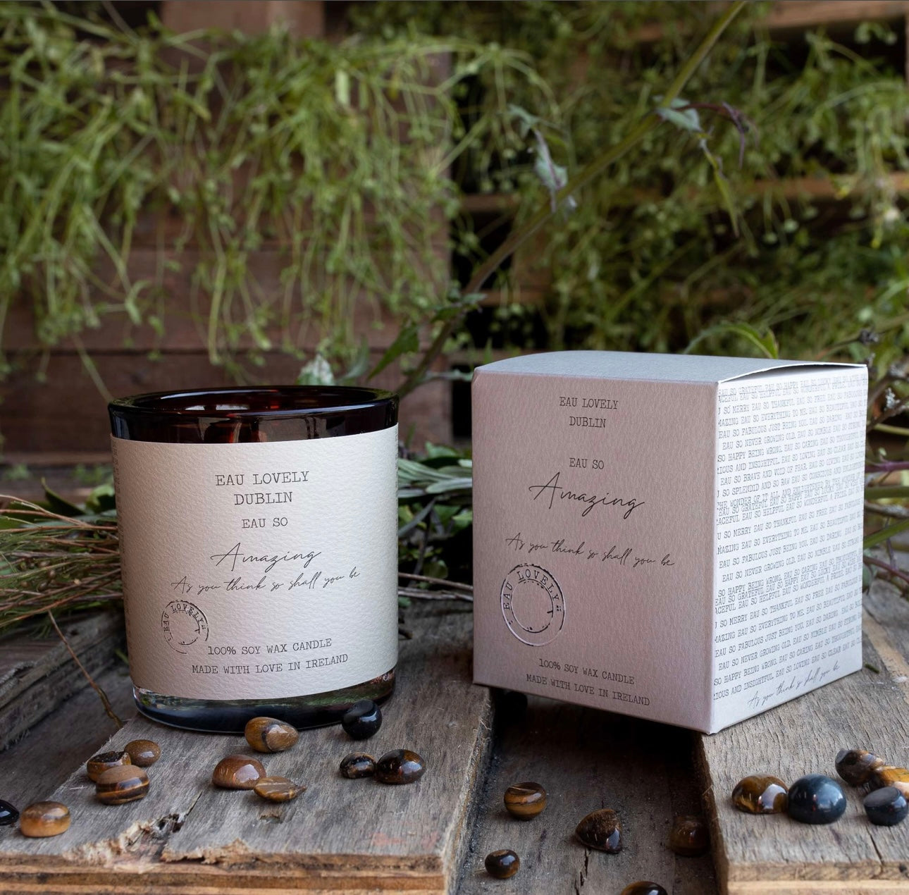 “EAU do amazing “ Irish scented candle