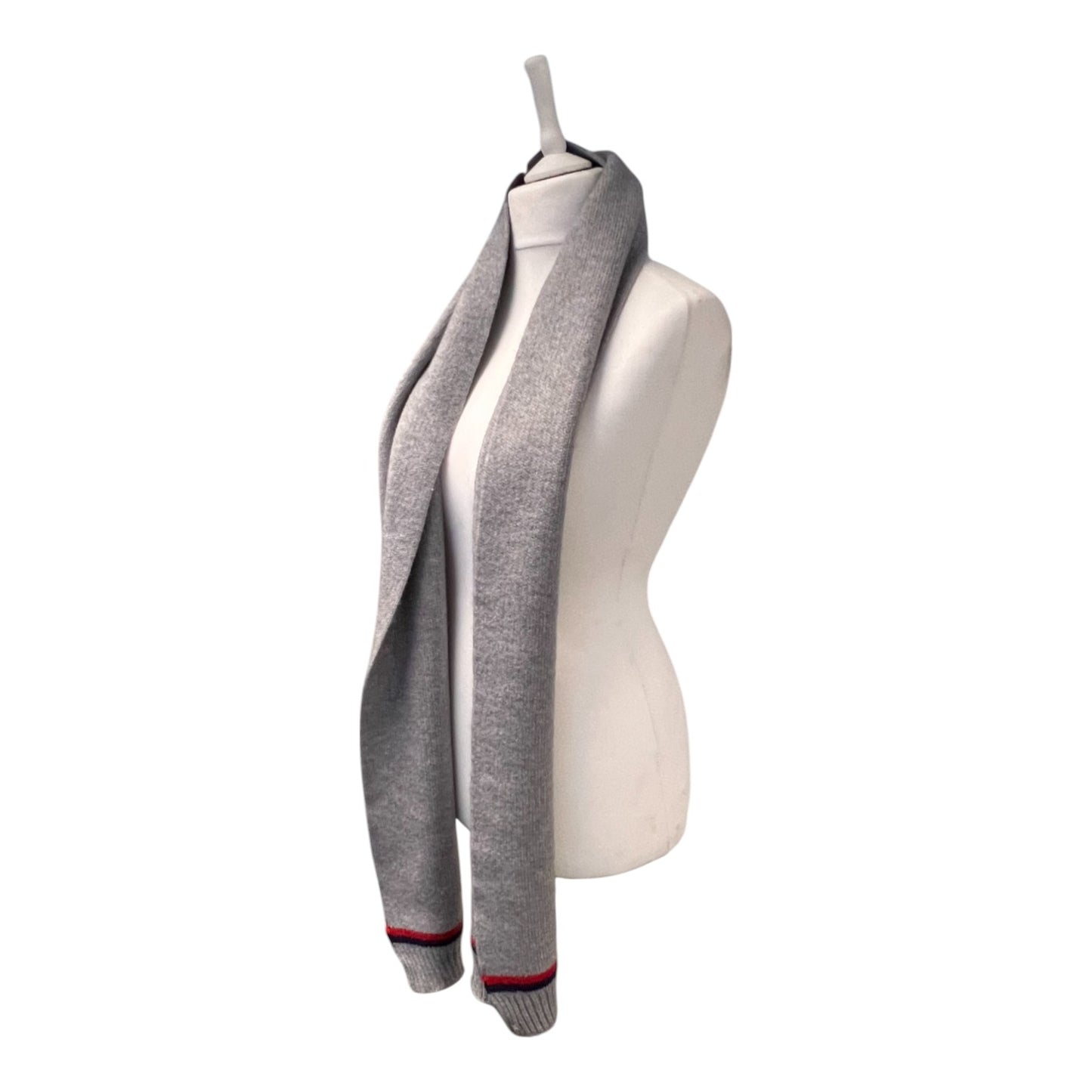 “For him “ grey stripe scarf