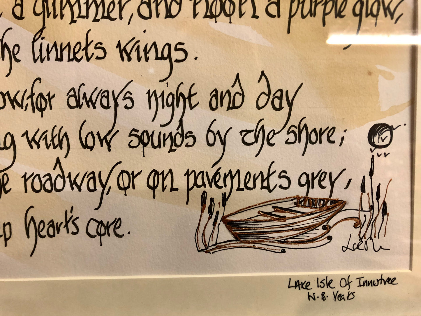 Lake isle of innisfree by W.b Yeats is