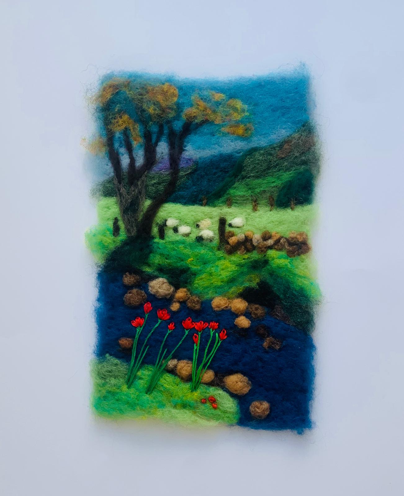 Christine Magee - Needle felted handcrafted landscapes