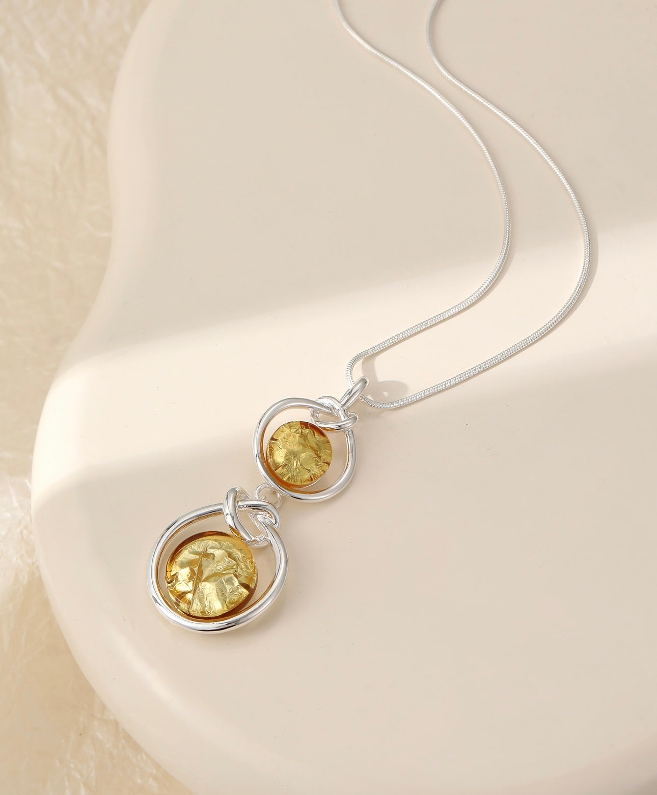 Sunshine statement delicate necklace