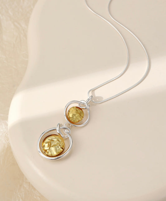 Sunshine statement delicate necklace