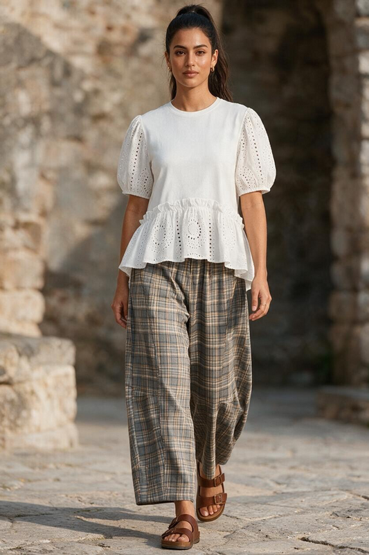 “Felicity ” white cotton Italian tshirt