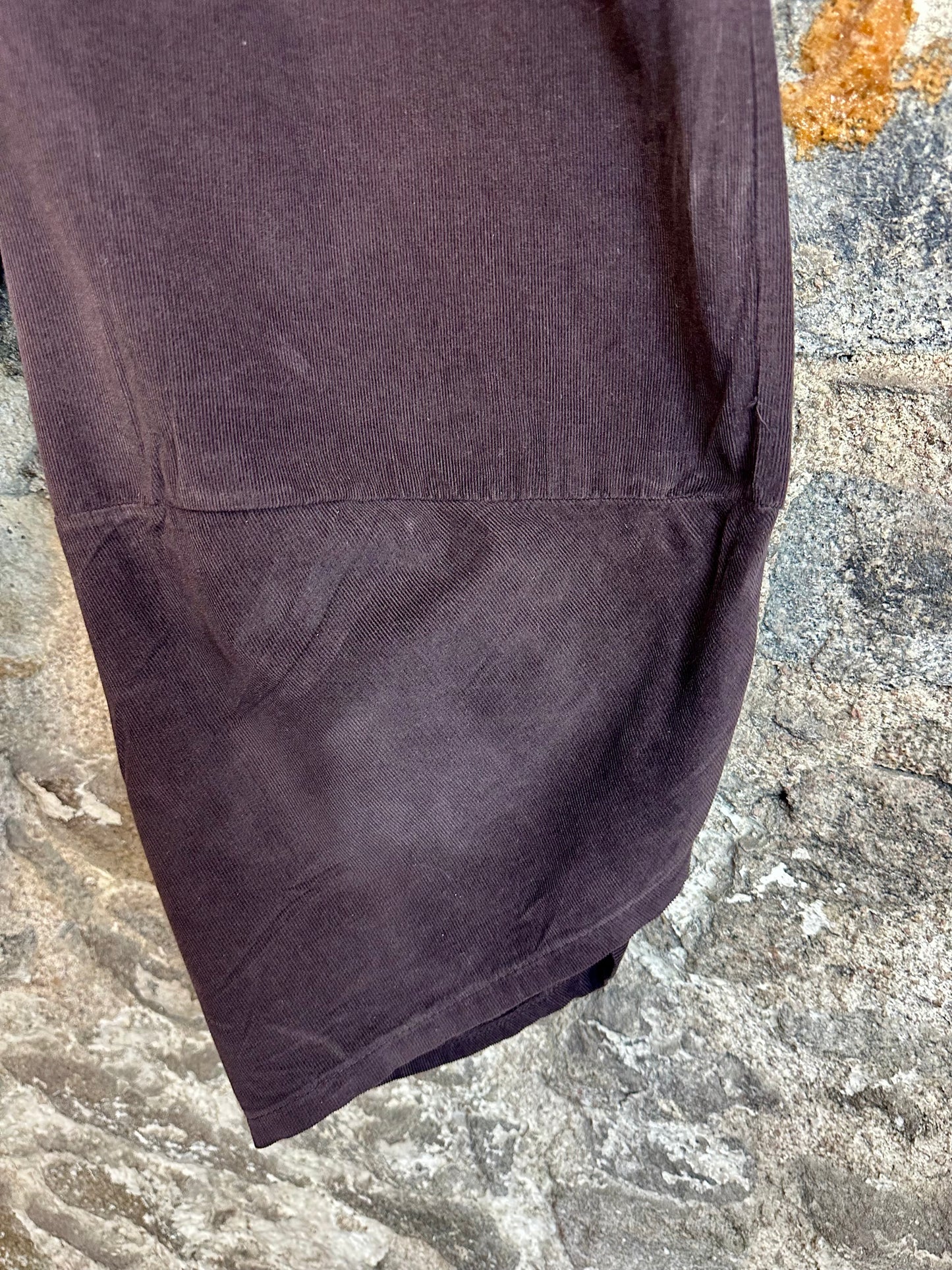 “Toni “ chocolate Italian needle corduroy cocoon cullottes