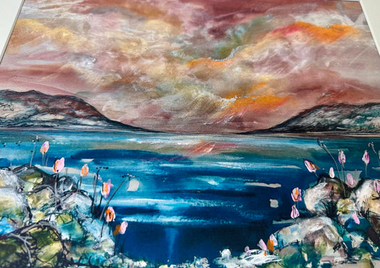 “Silver lining “ warrenpoint County Down Ltd edition framed print