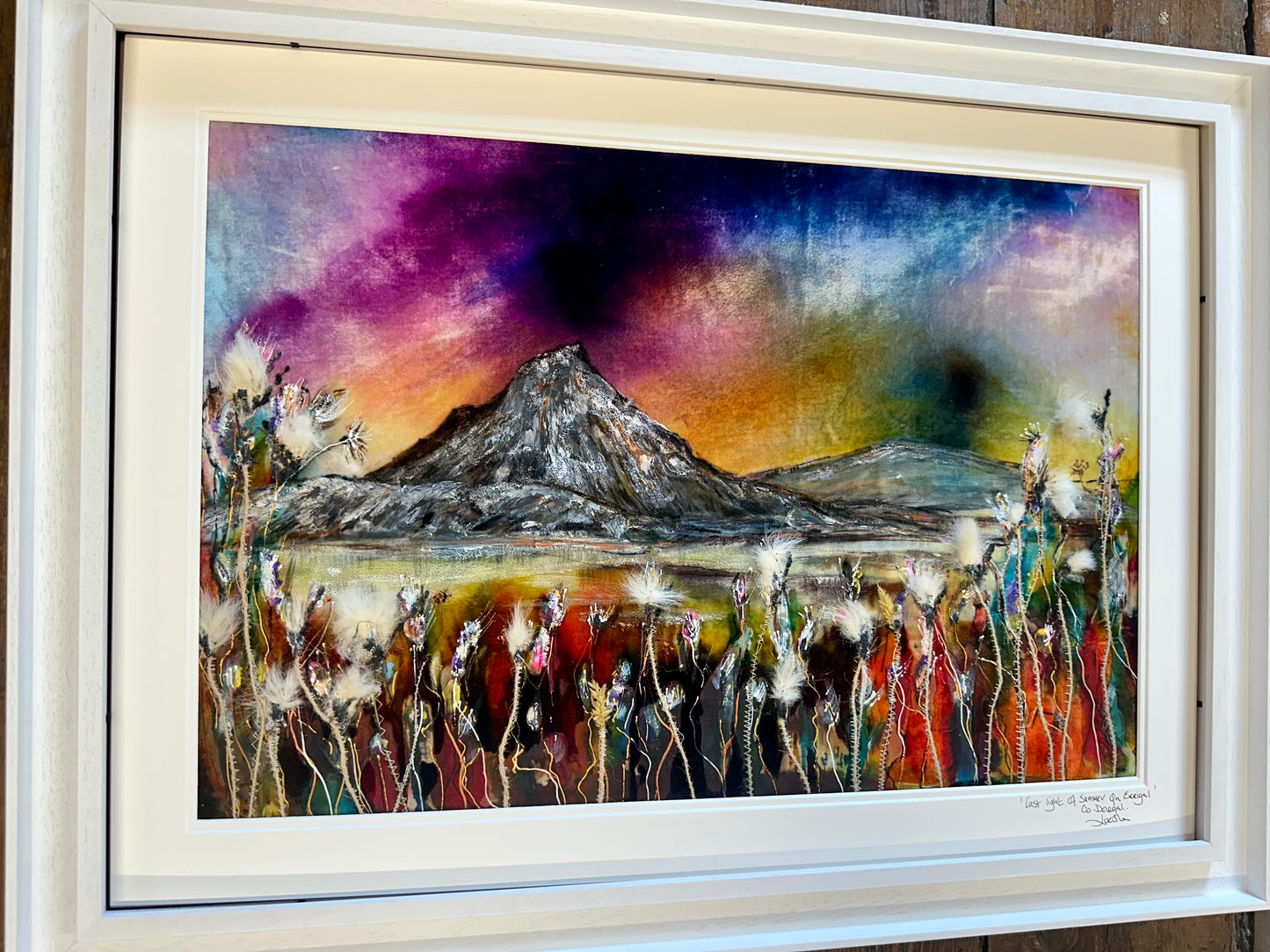 Last light of summer on Errigal