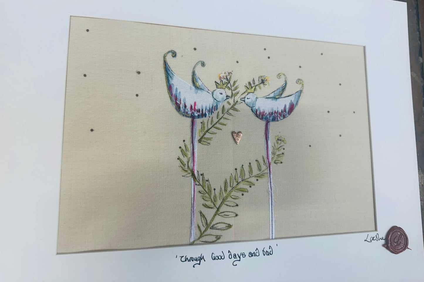 “Through good days and bad “