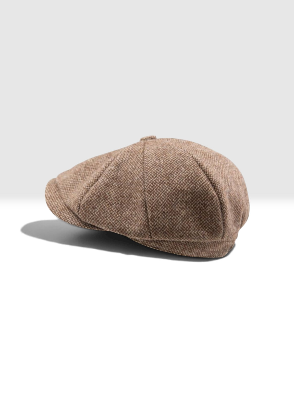 The shelby tweed herring bone bakers boy camel Celtic cap