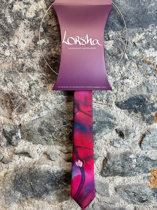 Lorshadesign Handpainted silk tie collection